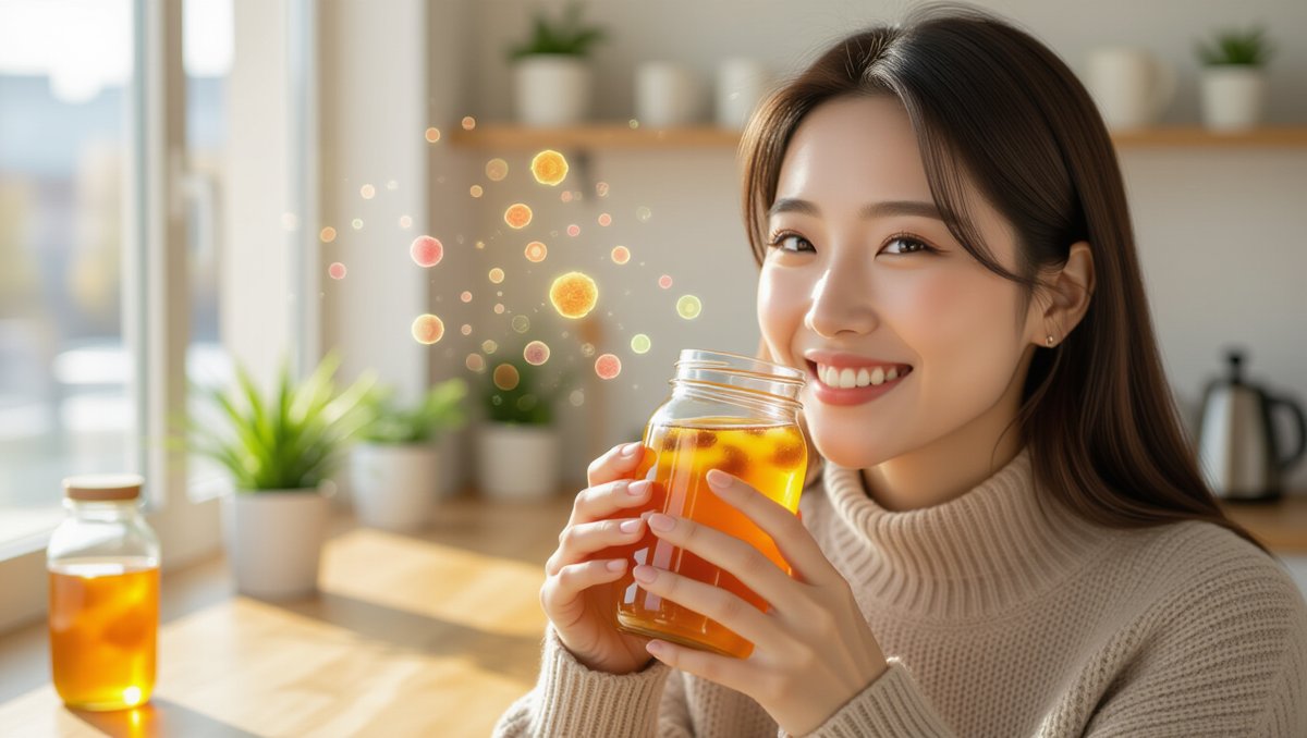 ✨ 콤부차의 놀라운 효능: 건강 증진의 비밀