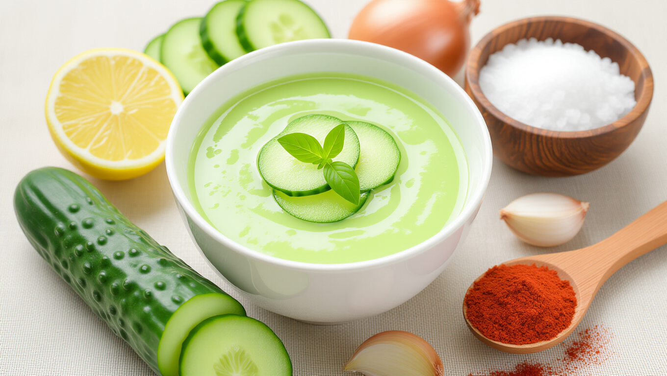 🥒 아삭한 오이와 채소 준비