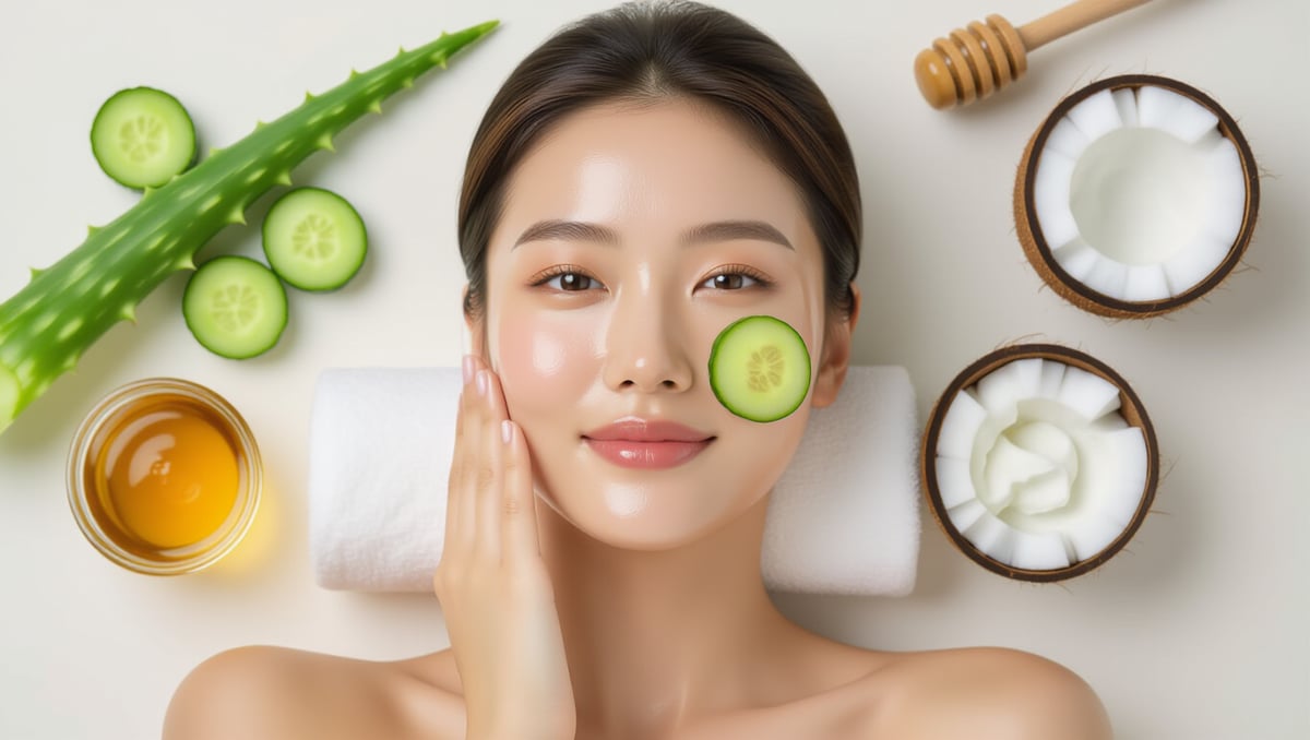 🌿 천연 재료 홈케어: 순한 진정 효과