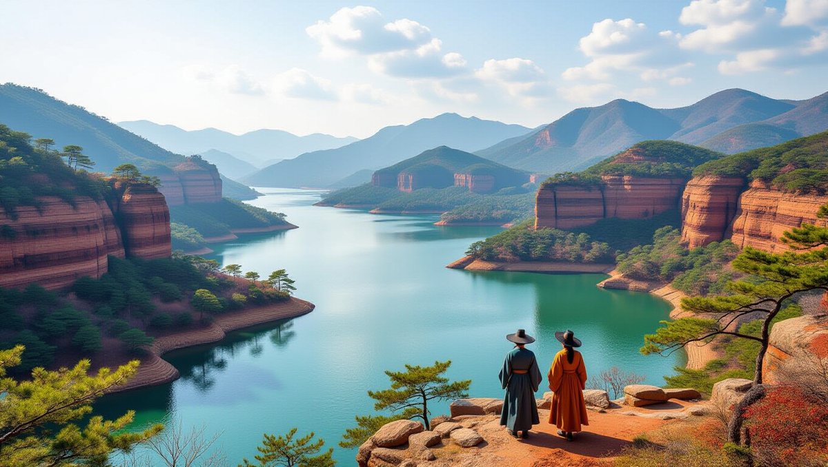 🏞️ 화순적벽: 붉은 절벽에 새겨진 시간의 흔적