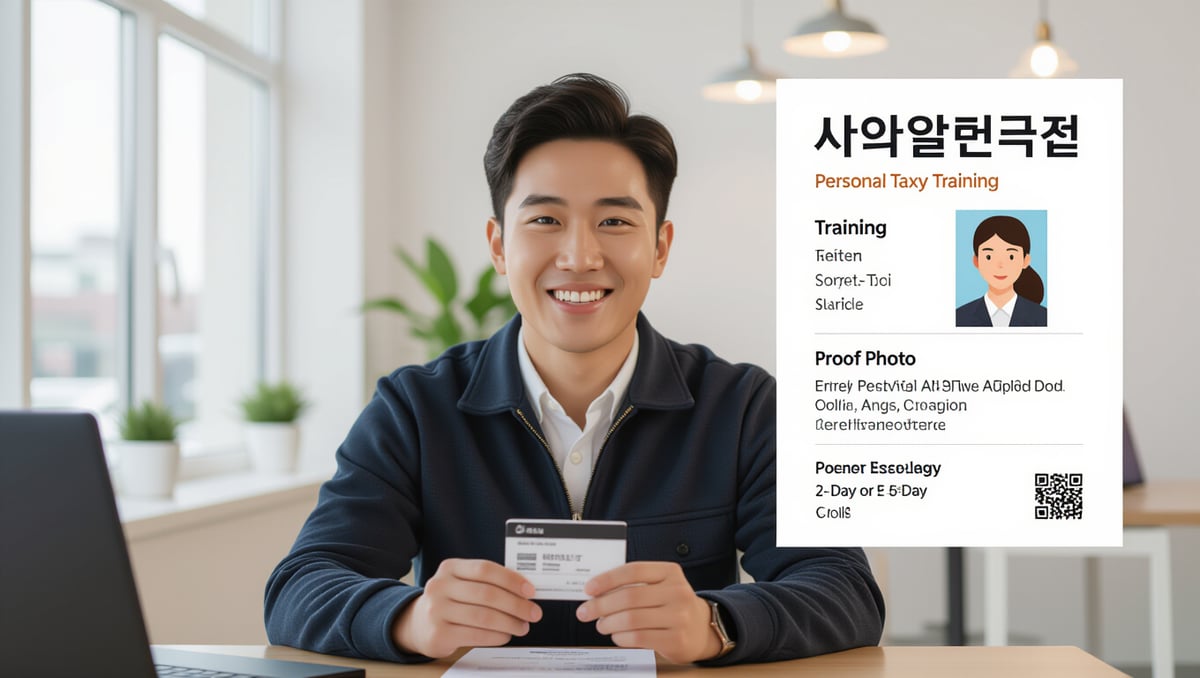 📌 교육 준비물과 과정 안내
