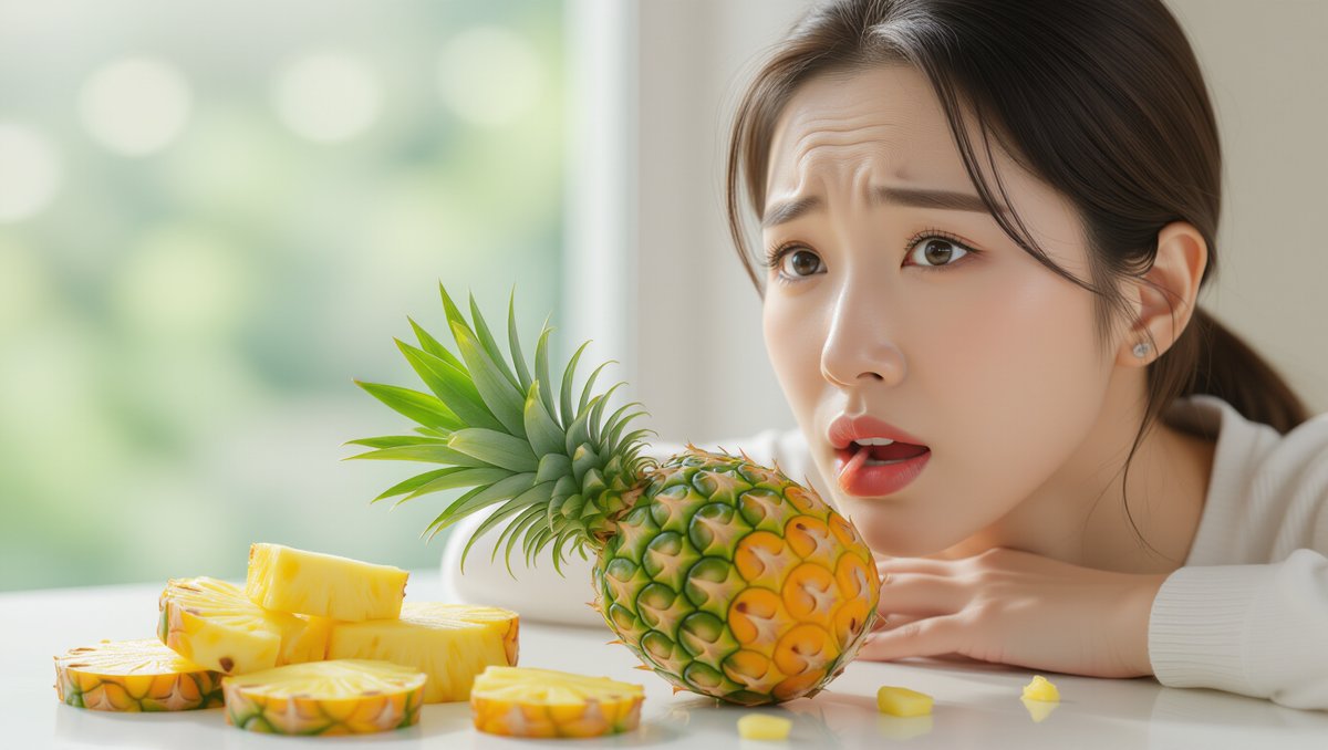 ⚠️ 파인애플 섭취 시 주의할 점과 부작용
