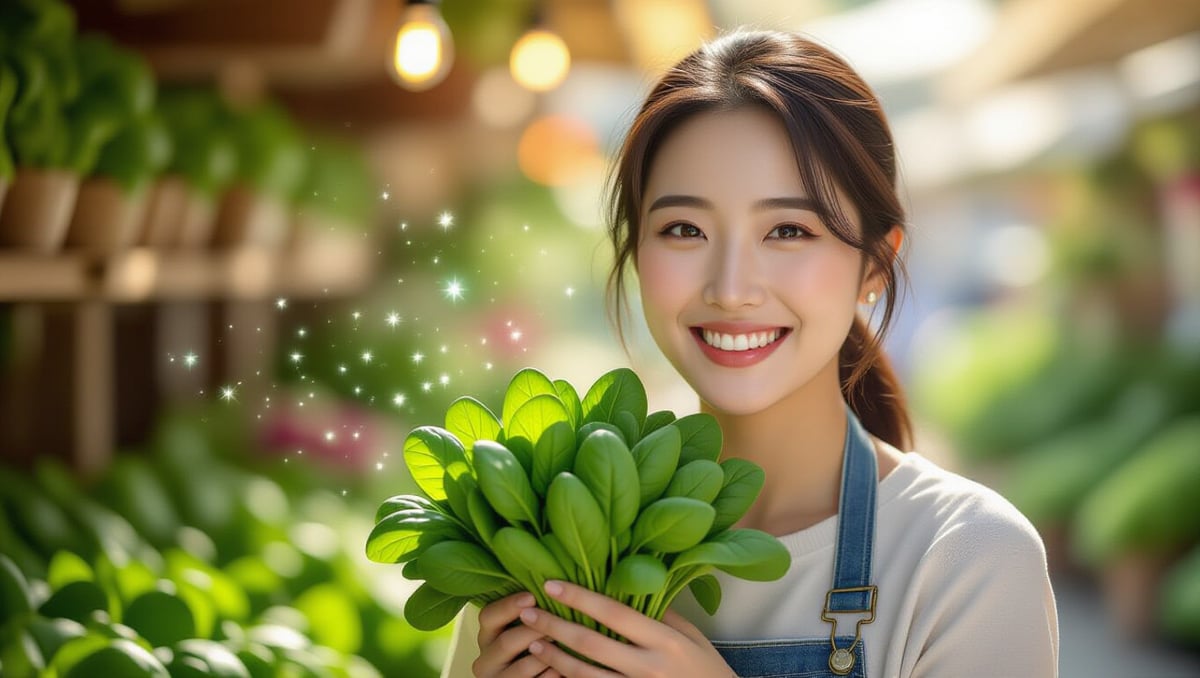 👑 시금치, 왜 ‘채소의 왕’일까요? 풍부한 영양 성분