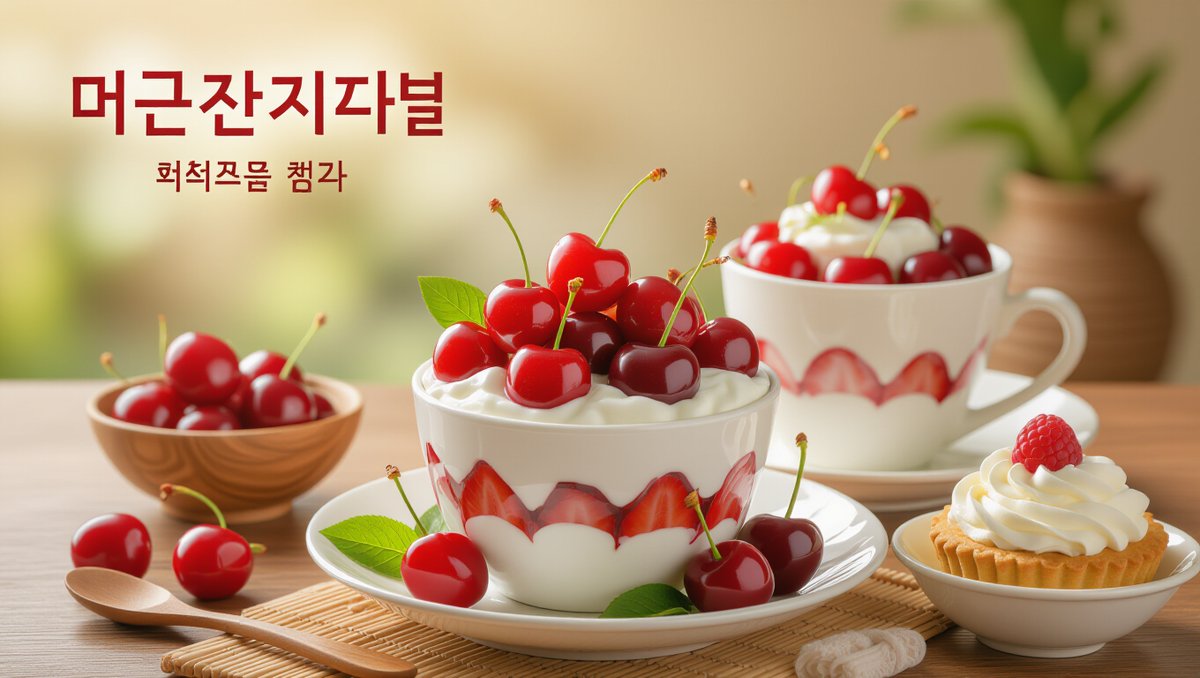 🍽️ 체리 활용법: 일상 식단에 효과적으로 통합하는 방법