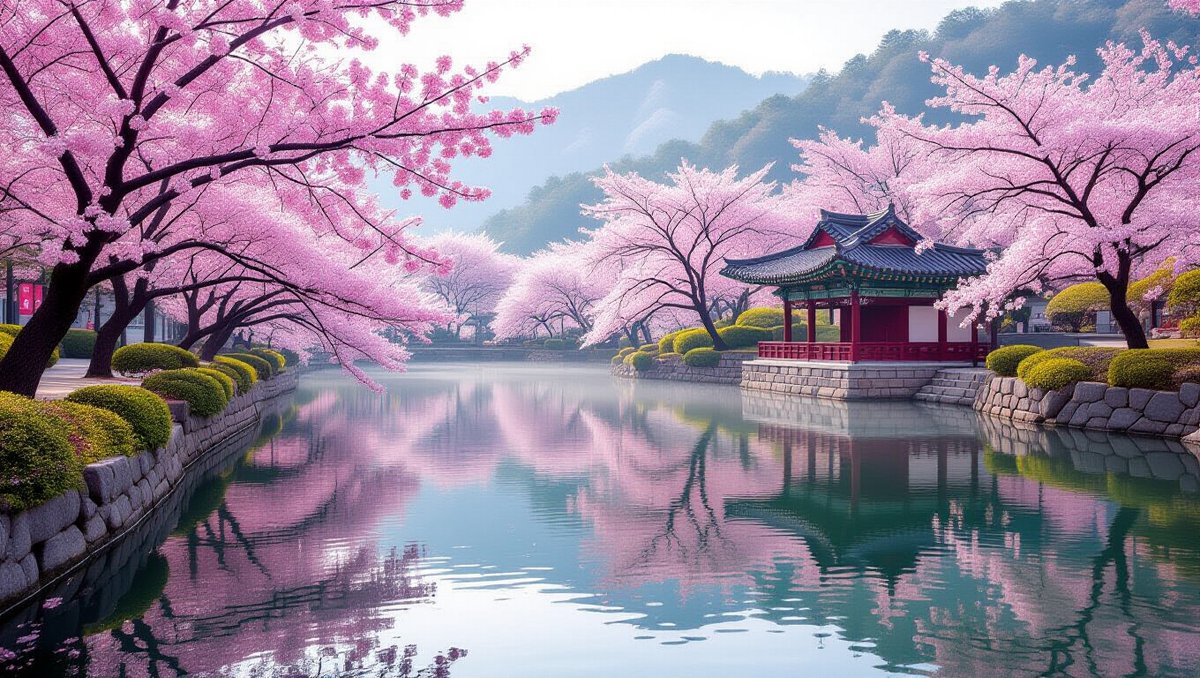 🌸 세량지: 계절의 옷을 갈아입는 수채화