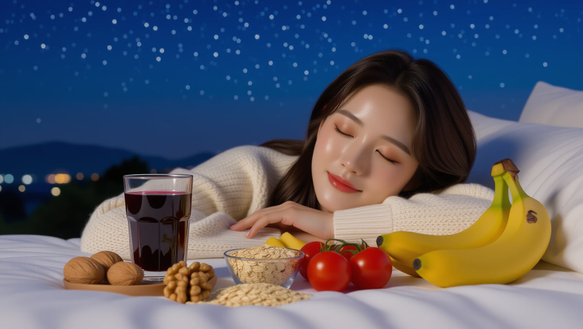 🍎 멜라토닌 풍부 식품 & 영양제 가이드