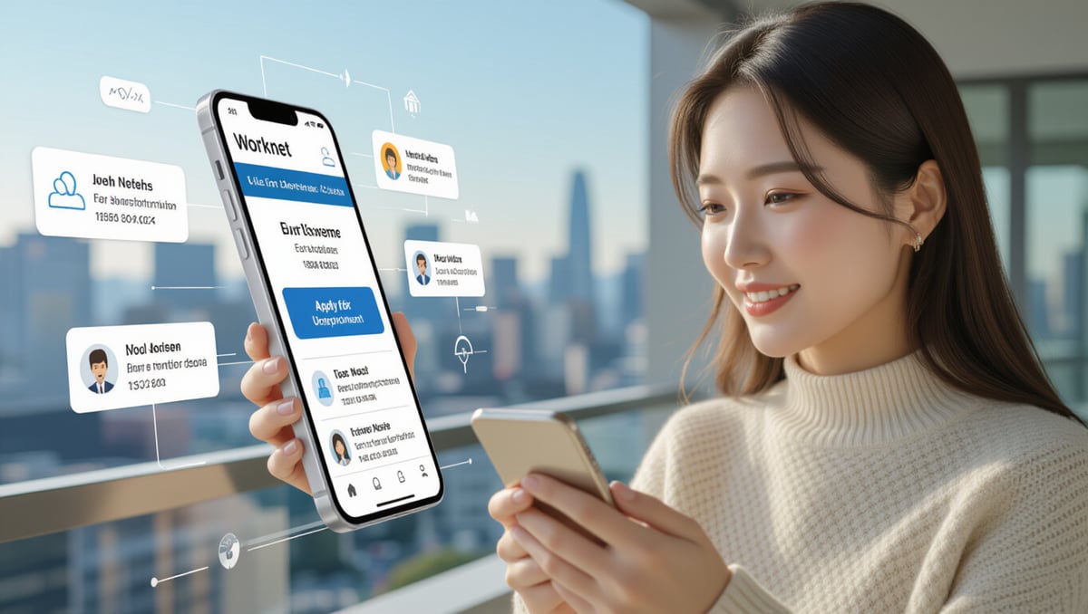 📱 언제 어디서든 편리하게! 워크넷 앱 & 고용24!