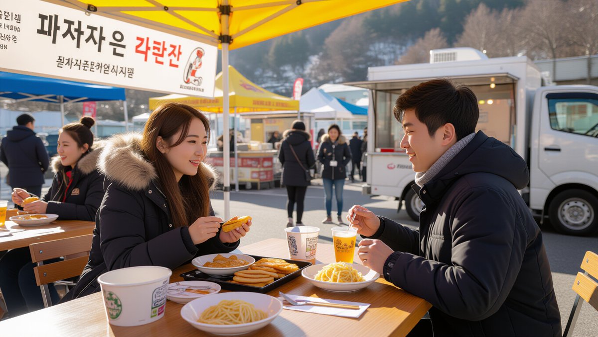 🍽️ 평창의 맛: 놓칠 수 없는 축제 먹거리