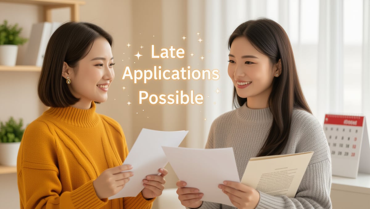 ⏰ 놓쳤다면? 기한 후 신청!