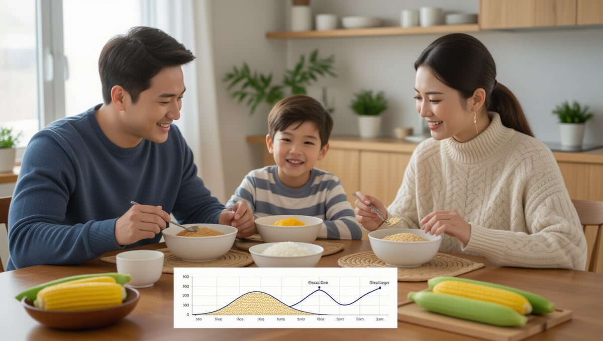 🍚 쌀밥, 옥수수 등 주요 곡물의 혈당 영향력 알아보기