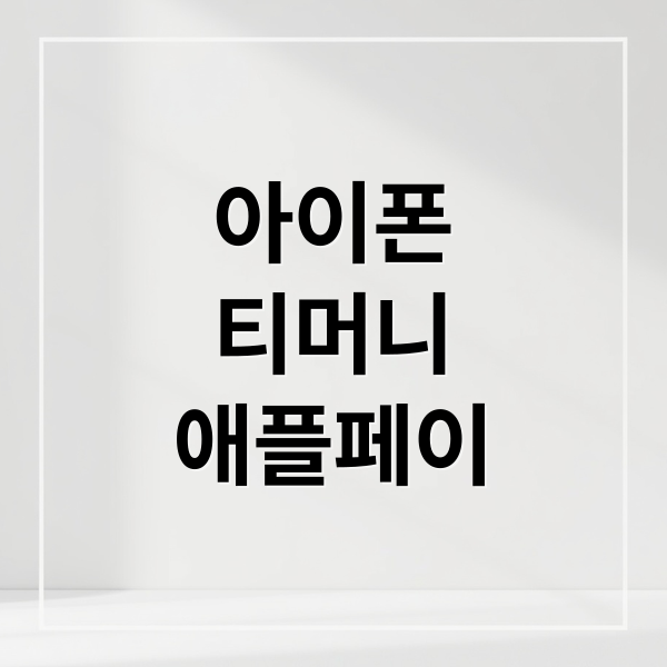 아이폰
티머니
애플페이 (티머니 애플페이 사용법)