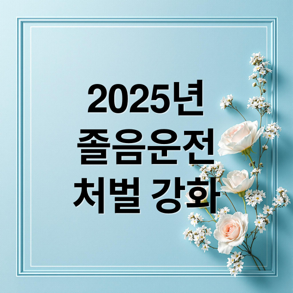 2025년
졸음운전
처벌 강화 (졸음운전 처벌 강화)