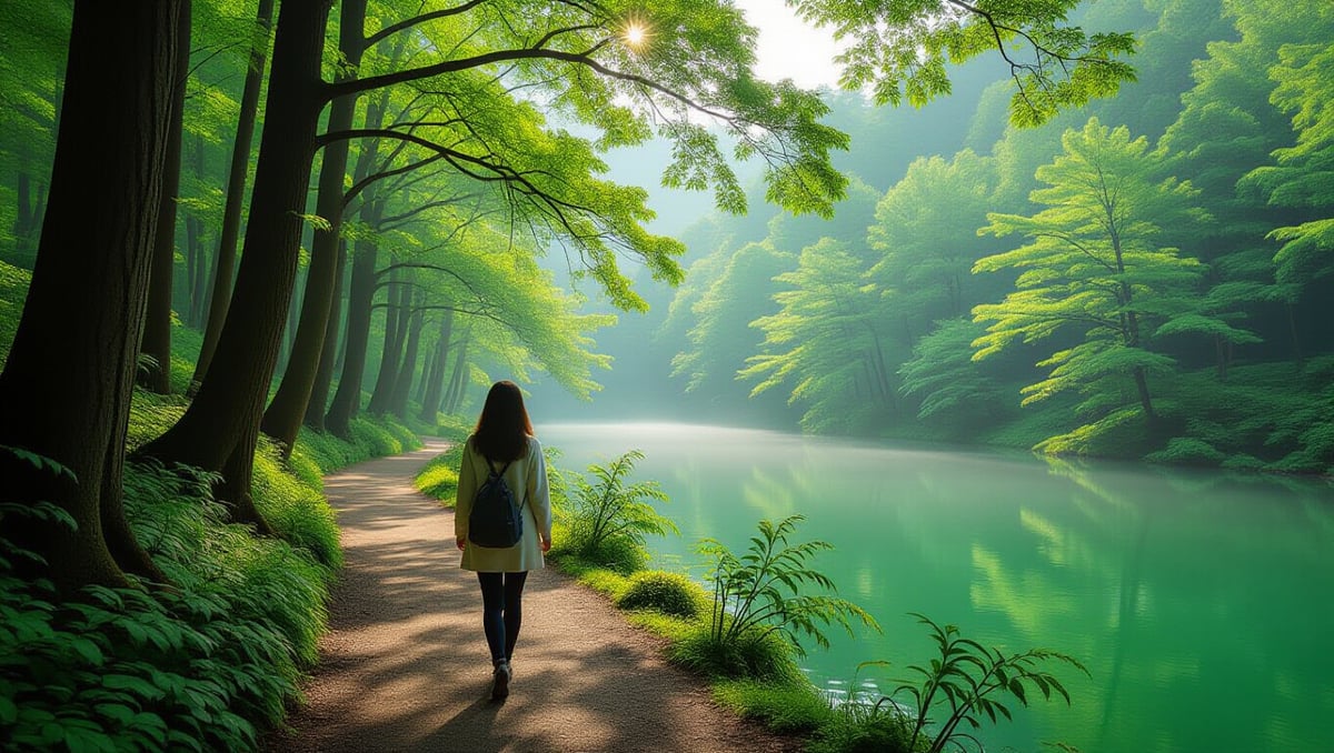 🌿 선선한 바람 따라 걷는 숲길 여행