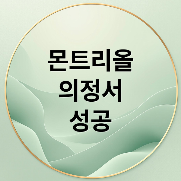 몬트리올
의정서
성공 (몬트리올 의정서 오존층 회복)