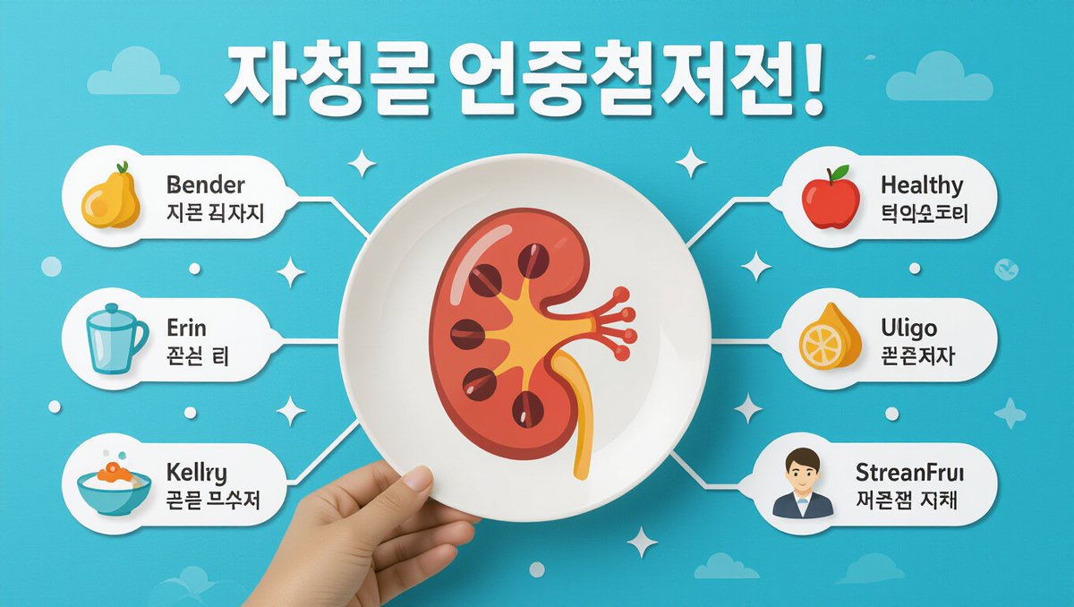 ✅ 만성콩팥병 예방과 정기 검진