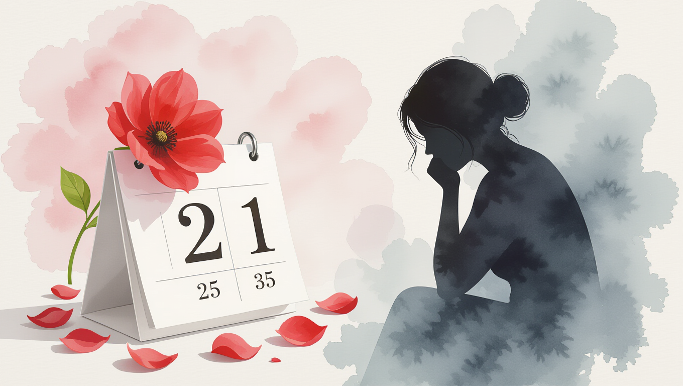 📋 정상 생리주기와 불규칙 기준