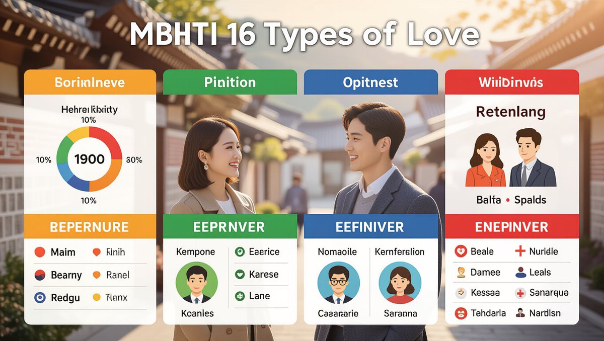📊 16가지 MBTI 유형별 연애 특징과 궁합
