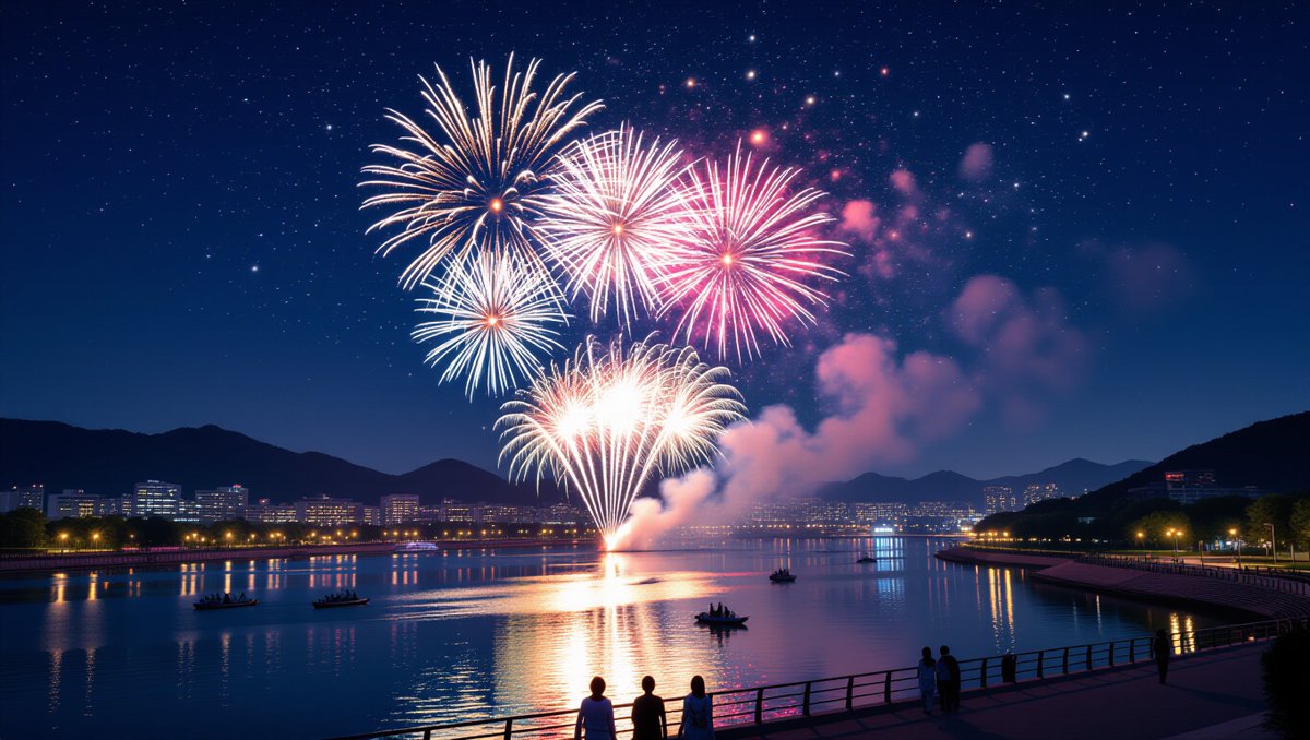 🎆 밤하늘을 수놓는 불빛 축제