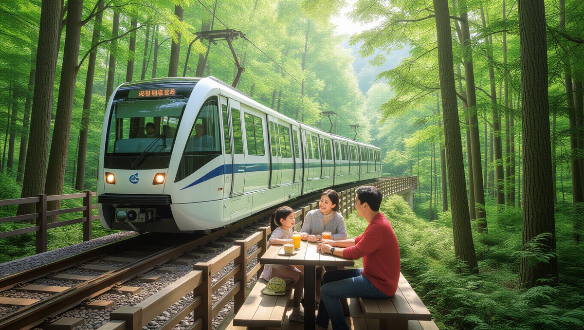 🚝 화담숲 모노레일, 이렇게 이용하세요!