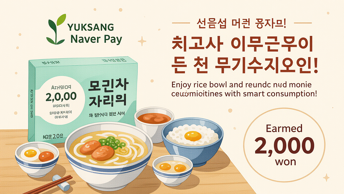 💡 네이버페이 추가 적립 꿀팁
