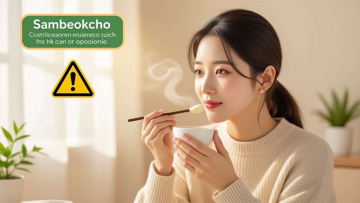 ⚠️ 삼백초 섭취 시 주의사항