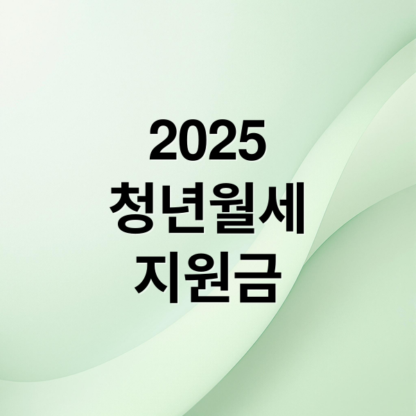 2025
청년월세
지원금 (청년월세지원금 조건)