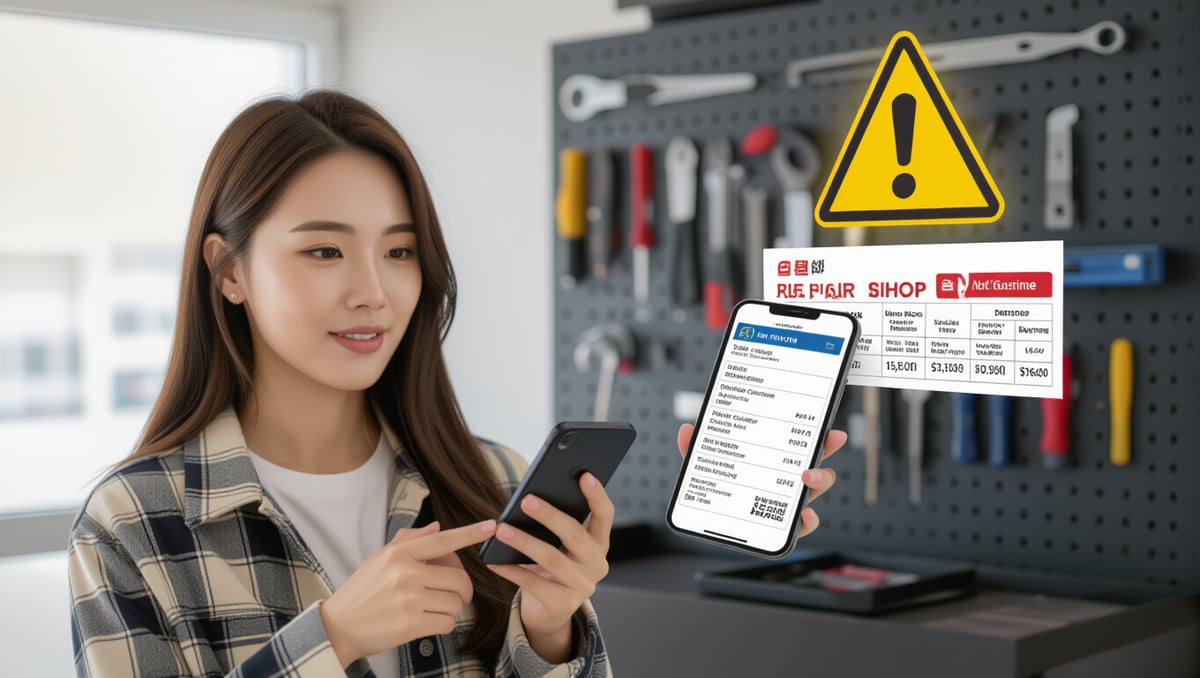 💸 사설 수리점 교체: 저렴하지만 주의할 점
