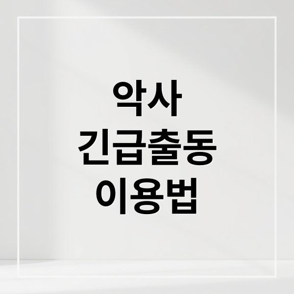 악사
긴급출동
이용법 (악사 다이렉트 자동차보험 긴급출동)