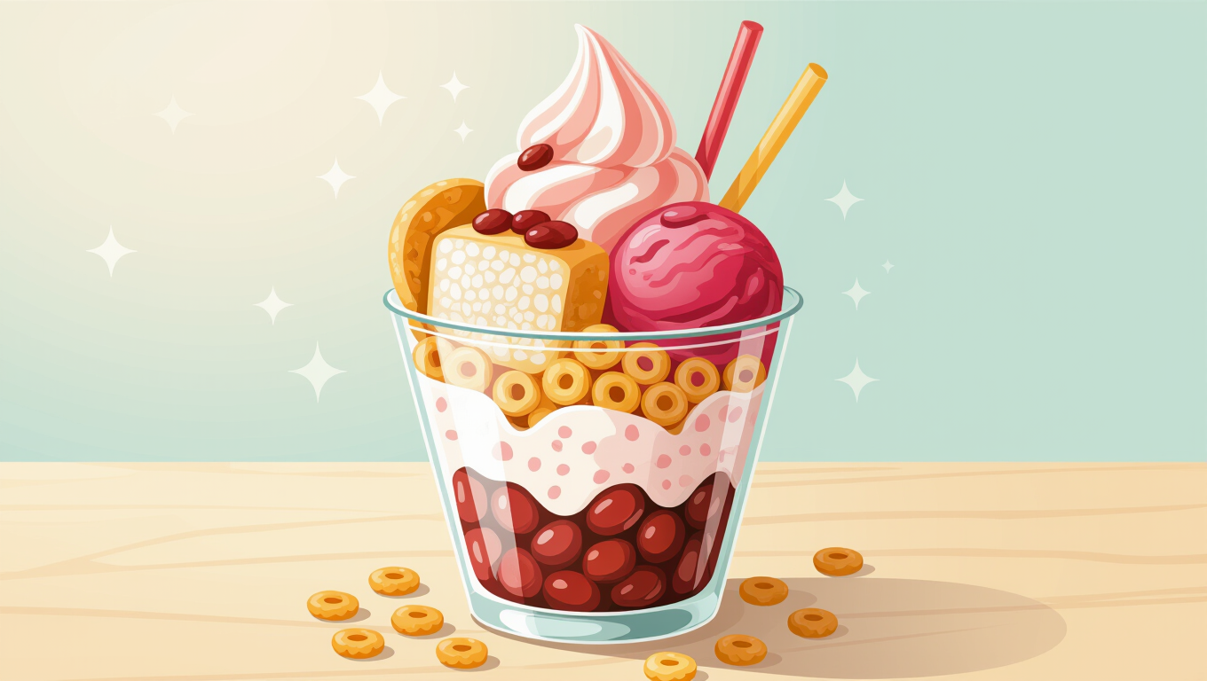 🍧 맛과 구성 재료 분석