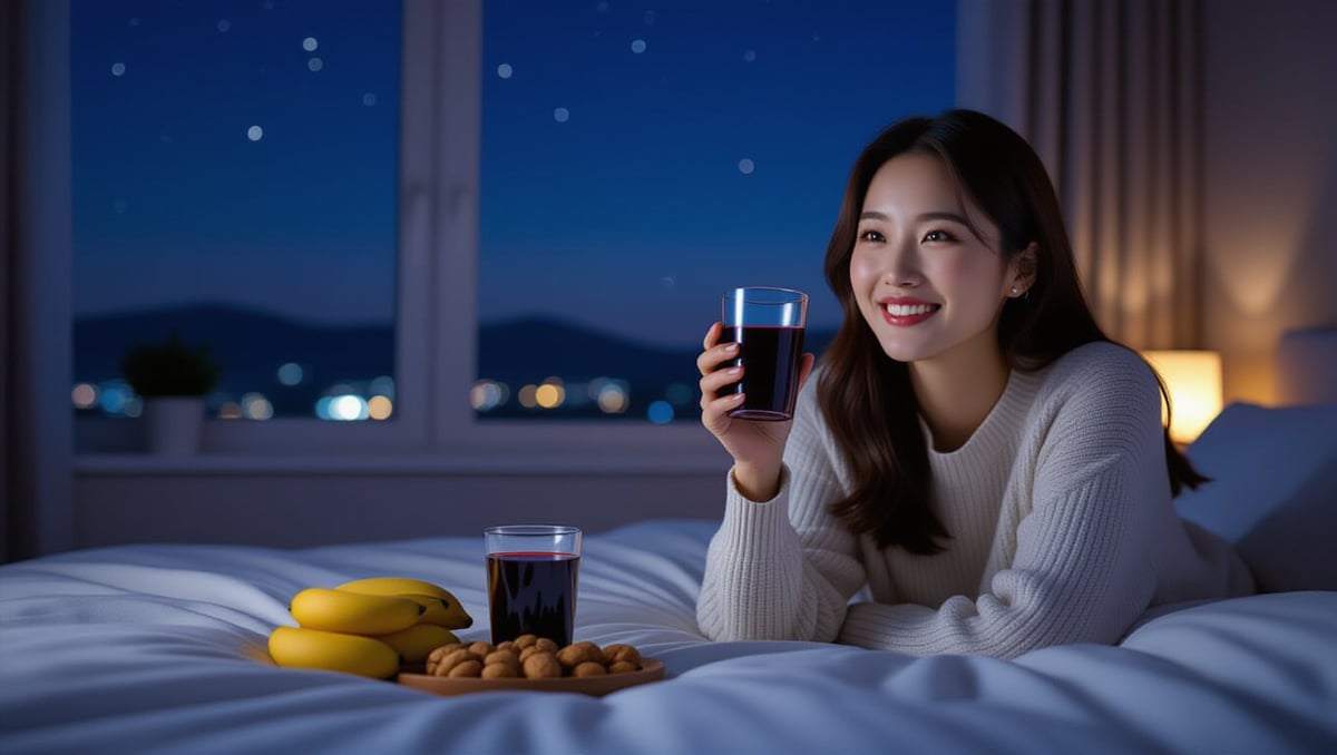 🍎 숙면을 부르는 멜라토닌 풍부 음식