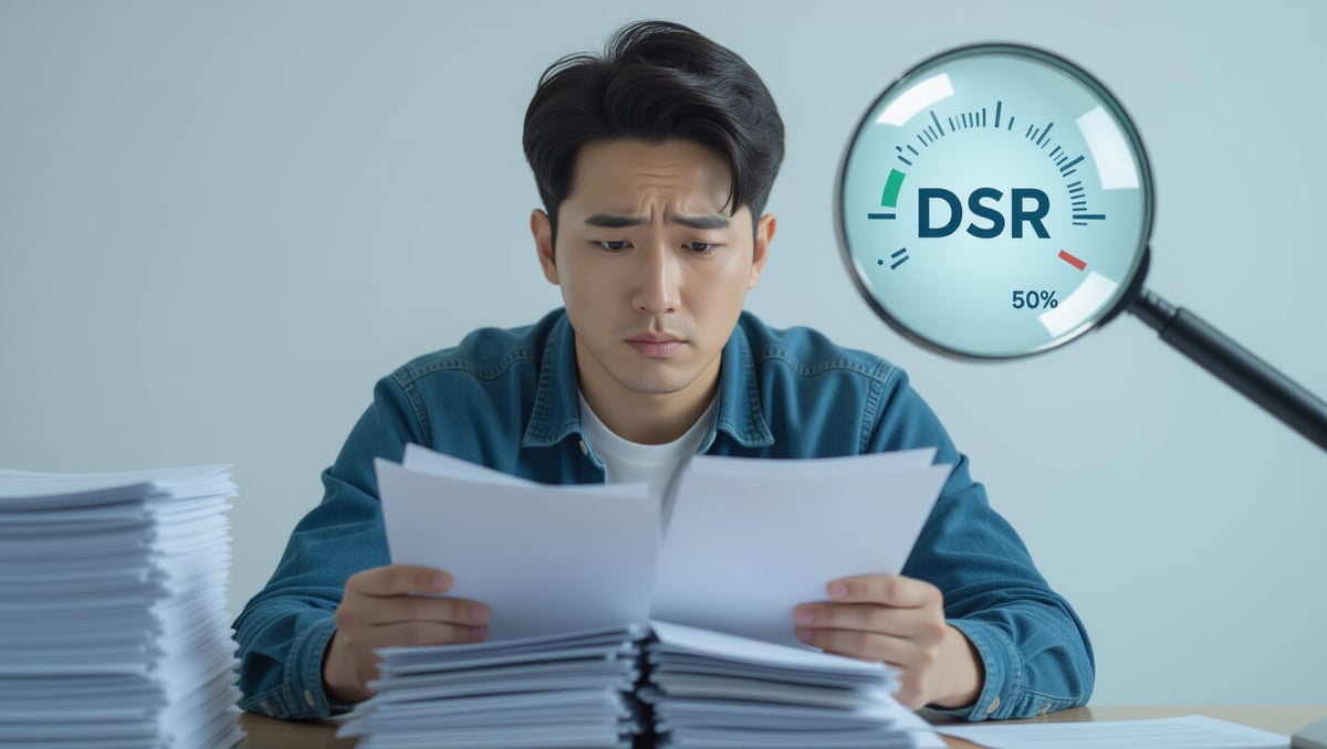 📊 소득 및 부채 비율(DSR) 초과 시 대출 가능성