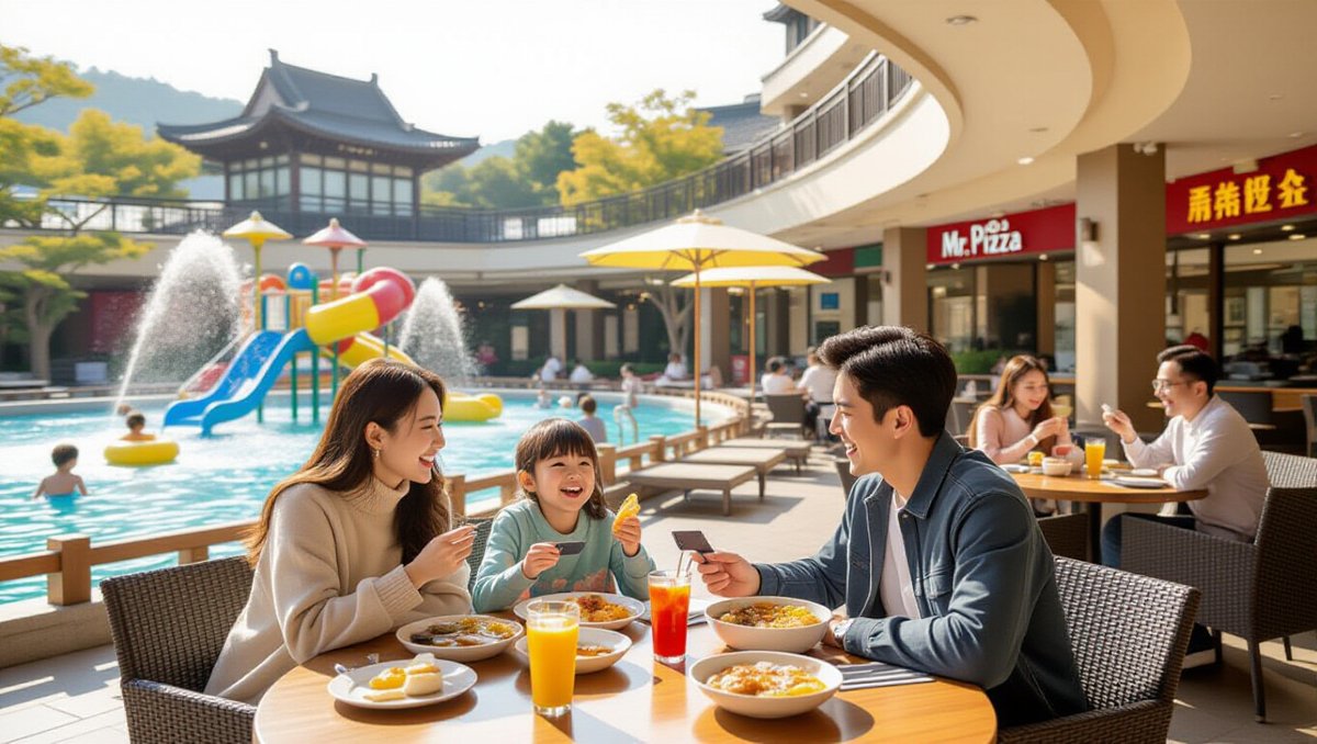🍔 아일랜드캐슬 식음료 및 편의시설