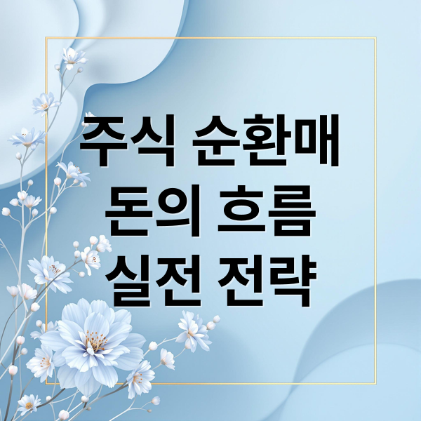 주식 순환매
돈의 흐름
실전 전략 (주식 순환매 투자 타이밍)