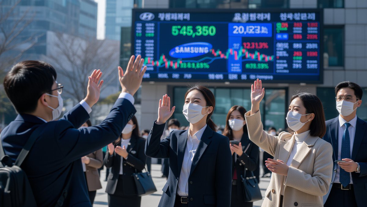 주식 시장 동향: 코스피 최고치 경신과 삼성전자 주도 상승